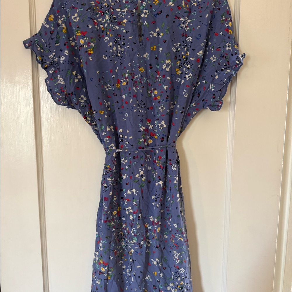 Floral Blue Dress